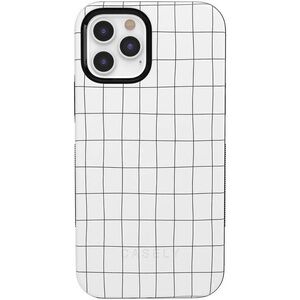 Black and White Grid Phone Case